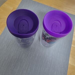 Tervis Tumblers with Vibrant Purple Lids